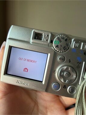 Nikon Compact Digital Camera in Silver with LCD Screen